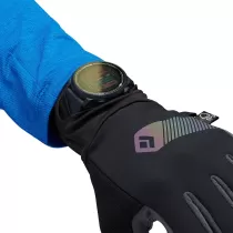 Guantes Black Diamond Hybrid Light - Negro-Carbon - 2