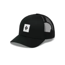 Black Diamond Trucker Hat - Black/White Icon Patch