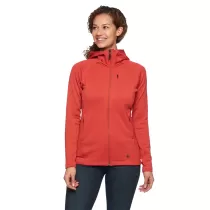 Black Diamond Factor Hoody Mujer - Grenadine - 1