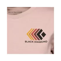 Black Diamond Faded Crop SS TEE Femme - Pale Mauve - 2
