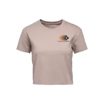 Black Diamond Faded Crop SS TEE Mujer - Pale Mauve - 0