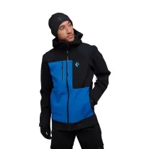 Black Diamond Recon Stretch Pro Shell - Negro-Kingfisher - 2
