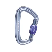  Black Diamond Moschettone Liteforge Screwgate - Gris