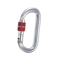 Camp Oval XL Lock - Polished/Red