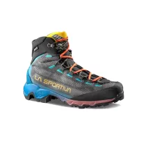 La Sportiva Aequilibrium Hike GTX - Carbon/Tropic Blue - 0