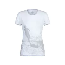 Montura Motion T-Shirt Mujer - Blanco/Azul