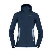 Norrona Falketind Power Grid Hood Femme - Indigo Night