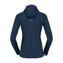 Norrona Falketind Power Grid Hood Femme - Indigo Night - 1
