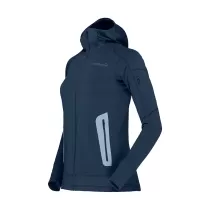 Norrona Falketind Power Grid Hood Women - Indigo Night - 2