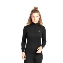 Odlo ML 1/2 Zip Active Warm Eco Women T-Shirt - Black - 2
