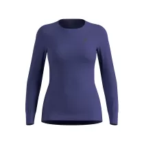 Odlo ML crew neck Active Warm Eco T-Shirt Women - Skipper Blue