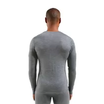 Odlo Natural Merino 200  Baselayer Top - Steel Grey Melange - 1