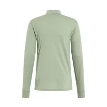 Odlo T-Shirt ML 1/2 zip Natural 100% Merino Warm - Matte Green - 1