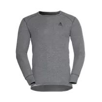 T-Shirt ML Odlo Active Warm Eco - Steel Grey Melange