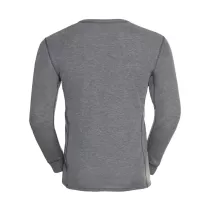 T-Shirt ML Odlo Active Warm Eco - Steel Grey Melange - 1