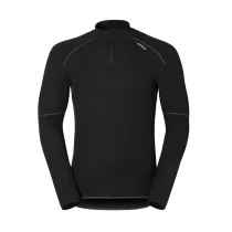 Odlo Top LS Turtle Neck 1/2 Zip X-Warm - Noir
