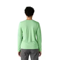 Patagonia L/S Cap Cool Daily Shirt Femme - Rinsed Green/Dark Rinsed Green X-Dye - 2