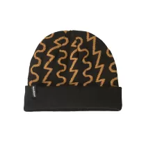 Patagonia PowSlayer Beanie - Fresh Tracks: Black - 1