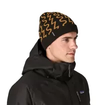 Patagonia PowSlayer Beanie - Fresh Tracks: Black - 2