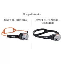 Petzl Swift RL Headband - Black/Orange - 2