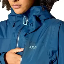 Chaqueta Mujer Rab Downpour Mountain - Tempest Blue - 4