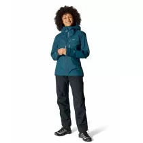 Pantalones Mujer Rab Downpour Mountain - Negro - 1
