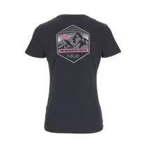 T-Shirt Femme Rab Stance Mountain Peak - Beluga - 1
