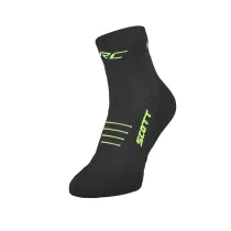 Scott Sock RC Running Quarter - Black/Safety Yellow