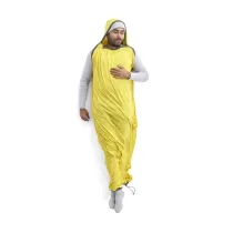 Sea To Summit Reactor Mummy w/Drawcord Sleeping Bag Liner - Yellow - 2