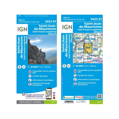 IGN 3433ET St Jean de Maurienne