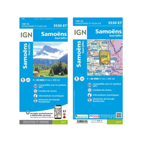 IGN 3530ET Samoëns. Haut-Giffre