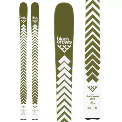 Black Crows Sato + attacchi sci alpino