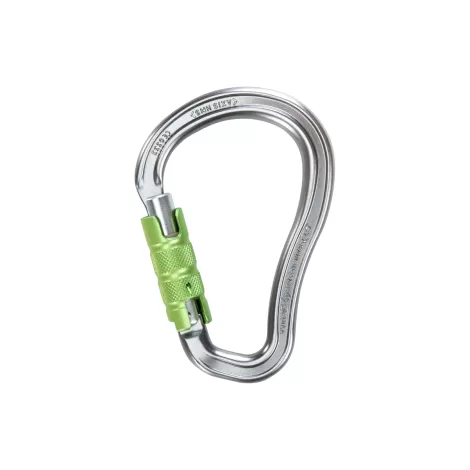 Climbing Technology Axis HMS TG Carabiner - Grey/Silver/Green