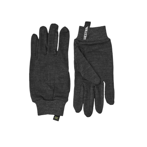 Gants Hestra Merino Wool Liner - Charcoal