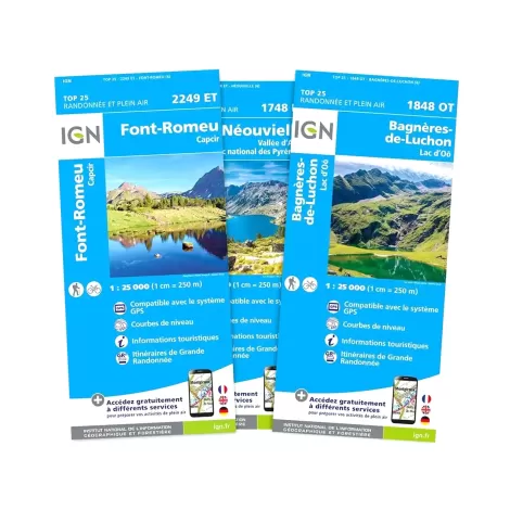 IGN Carte de Randonnées 1:25000 Pyrénées