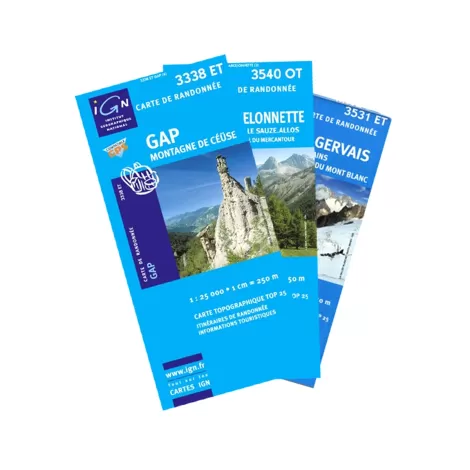 IGN: Carte de randonnées 1:25000 Alps