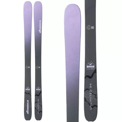 Nordica Unlimited 94 Morado/Gris Esquí 2026