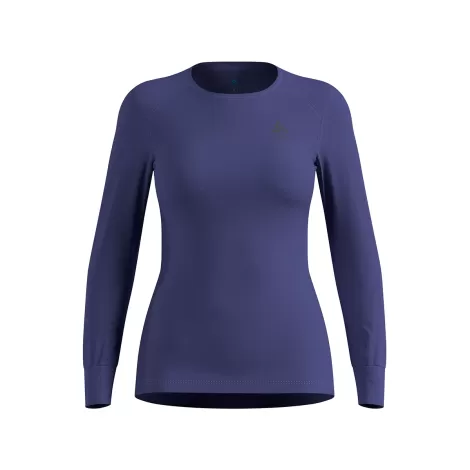 Odlo ML crew neck Active Warm Eco T-Shirt Femme - Skipper Blue