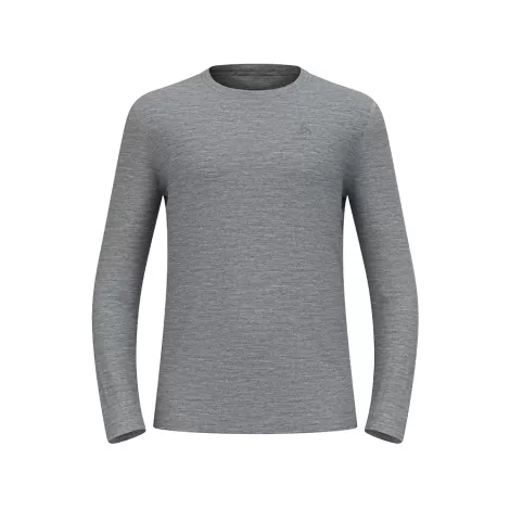 Odlo Natural Merino 200  Baselayer Top - Steel Grey Melange