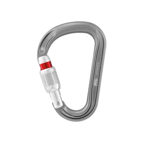 Petzl Attache Screwlock - Grigio