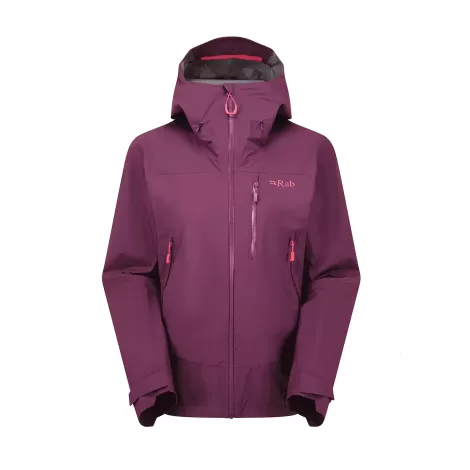 Chaqueta Mujer Rab Downpour Mountain - Mulberry