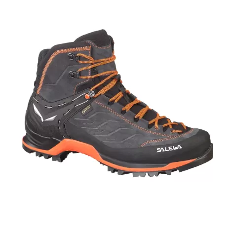 Salewa MS MTN Trainer MID GTX Uomo Asphalt/Orange Fluo