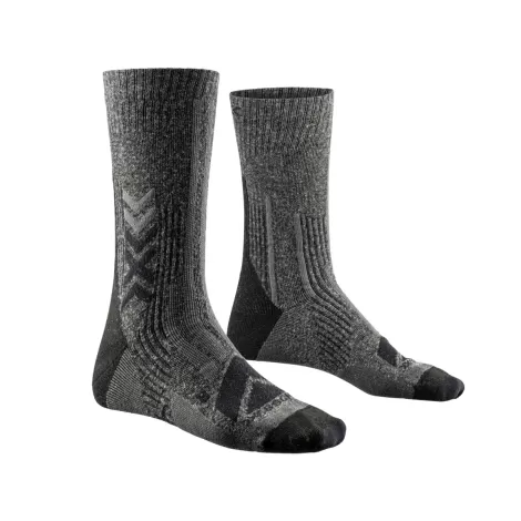 X-Socks® Hike Perform Merino Crew - Negro/Charcoal