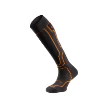 Calze da sci Lurbel Peak Silk Six - Iron Grey/Arancione